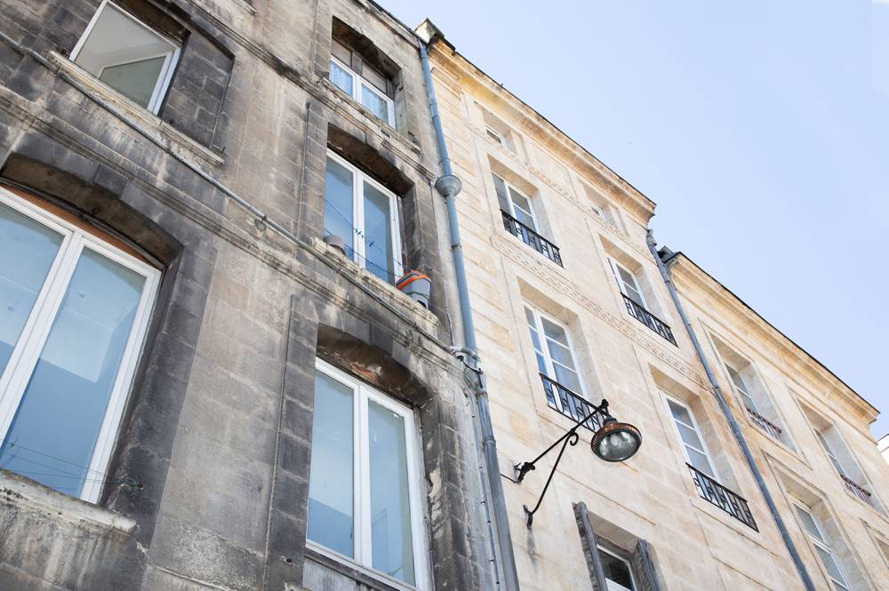 Façade à la chaux à La Côte-Saint-André